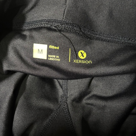 Xersion Black Fitted Athletic Leggings Exercise Gym Workout Women’s Size Medium - Picture 12 of 16